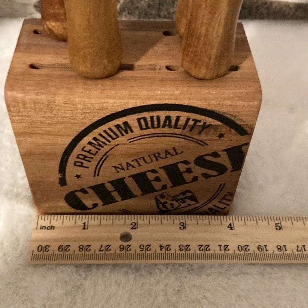 Wooden Cheese Knife Set